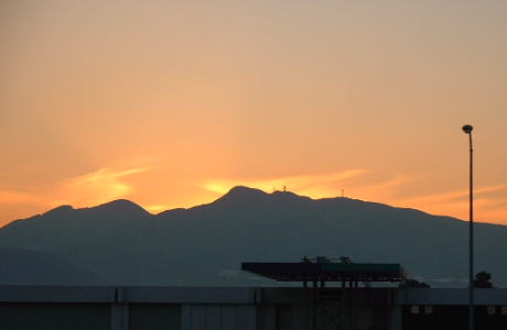 行きがけの北熊本SAより